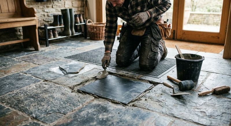 Slate Floor Repair Service